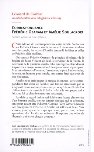 Correspondance Frédéric Ozanam et Amélie Soulacroix