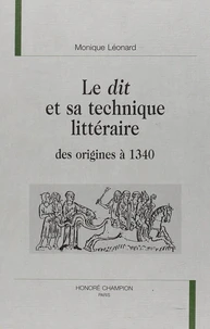 Le "dit" et sa technique littéraire