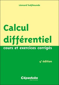 Léonard Todjihounde - Calcul différentiel - Cours et exercices corrigés.