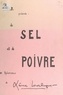 Léonce Bourliaguet - De sel et de poivre - 800 aphorismes.
