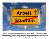 Bildung und Qualifizierung sind nur die "halbe Miete"