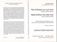 Léopold Sédar Senghor - Nuit d'Afrique ma nuit noire.