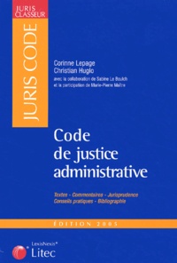  LEPAGE C. - Code de justice administrative.