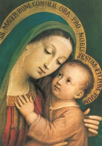 Mois de Marie devant l'image miraculeuse de Notre-Dame du bon conseil de Genazzano