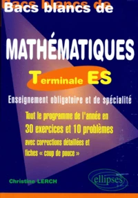 Bacs blancs de Mathématiques Terminale ES.
