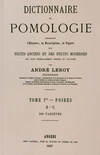 Dictionnaire de pomologie
