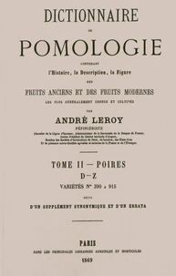 Dictionnaire de pomologie
