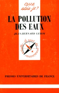 La pollution des eaux