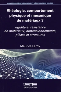 Rhéologie, comportement physique et mécanique de matériaux
