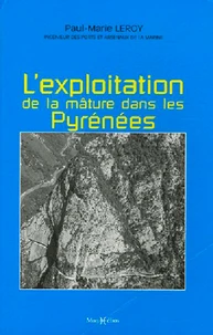 Mémoire sur les travaux qui ont rapport à l'exploitation de la mâture dans les Pyrénées