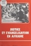  Les Évêques du Tchad et Pierre Trichet - Justice et évangélisation en Afrique - Le message des évêques d'Afrique.