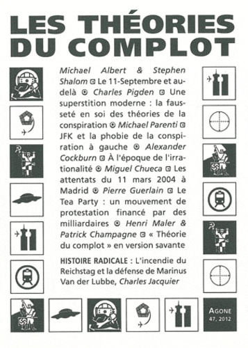 Miguel Chueca - Agone N° 47, 2012 : Les théories du complot.