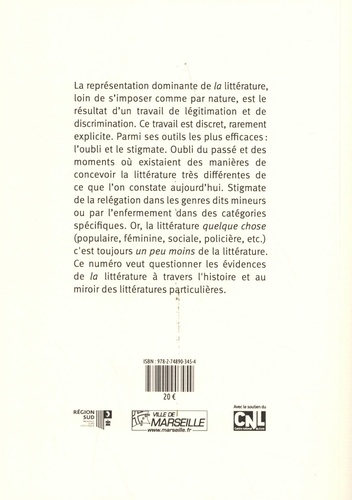 Agone N° 63-64, 2019 Autre(s) littérature(s)