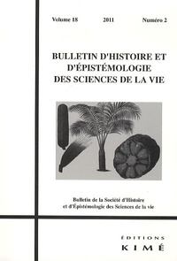Daniel Becquemont - Bulletin d'histoire et d'épistémologie des sciences de la vie Volume 18 N° 2/2011 : .