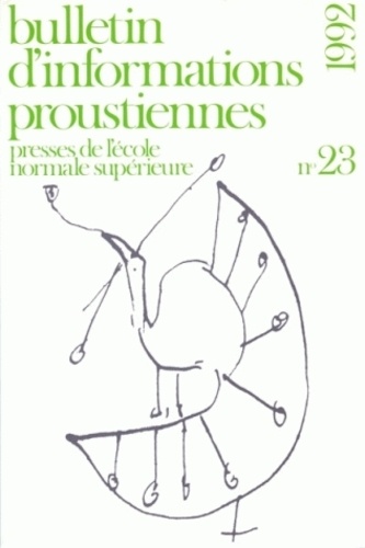 Nathalie Mauriac Dyer - Bulletin d'informations proustiennes N° 23/1992 : .
