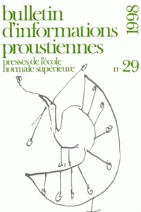 Bulletin d'informations proustiennes N° 29/1998