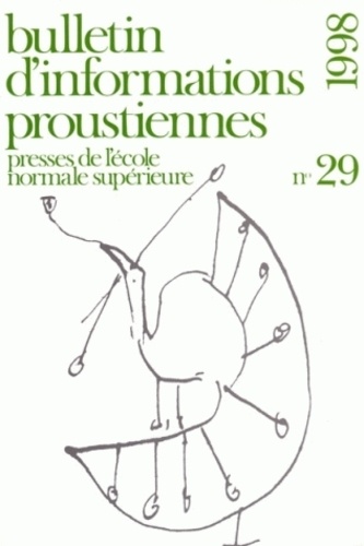 Nathalie Mauriac Dyer - Bulletin d'informations proustiennes N° 29/1998 : .