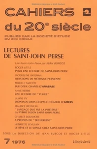 Lectures de Saint-John Perse