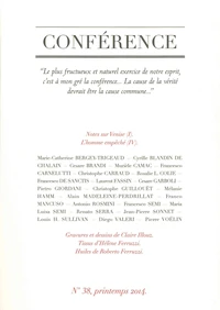 Conférence N° 38, printemps 2014