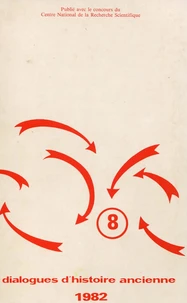 Dialogues d'histoire ancienne N° 8 - 1982