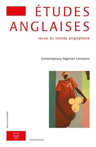 Vanessa Guignery - Etudes anglaises N° 2/2022 : Contemporary Nigerian literature.