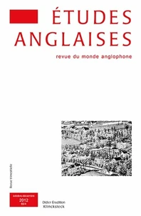 Etudes anglaises N° 65/4, janvier-mars 2012