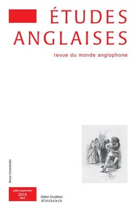 Etudes anglaises N° 68/3, juillet-septembre 2015