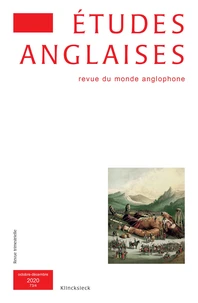 Etudes anglaises N° 73/4, octobre-décembre 2020