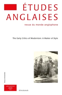 The early critics of Modernism : A Matter of Style