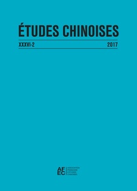 Collectif Collectif - Etudes chinoises N° 36/2 : .