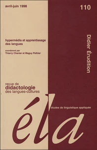 Hypermédia et apprentissage des langues