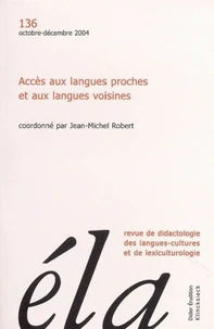 Accès aux langues proches et aux langues voisines