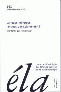 Langues minorées, langues d'enseignement ?