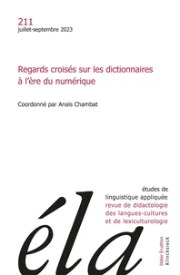 Regards croisés sur les dictionnaires à l'ère du numérique