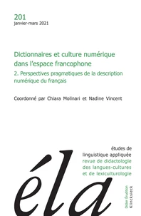 Dictionnaires et culture numérique dans l'espace francophone