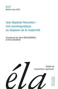 Etudes de Linguistique Appliquée N° 217, janvier-mars 2025