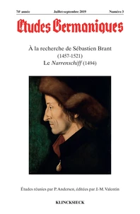 A la recherche de Sébastien Brant (1457-1521). Le Narrenschiff (1494)
