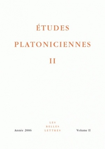 Jean-François Pradeau - Etudes platoniciennes Volume 2/2006 : .