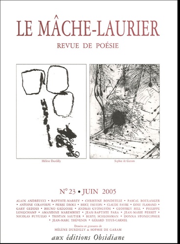Alain Andreucci et Christine Bonduelle - Le Mâche-Laurier N° 23, Juin 2005 : .
