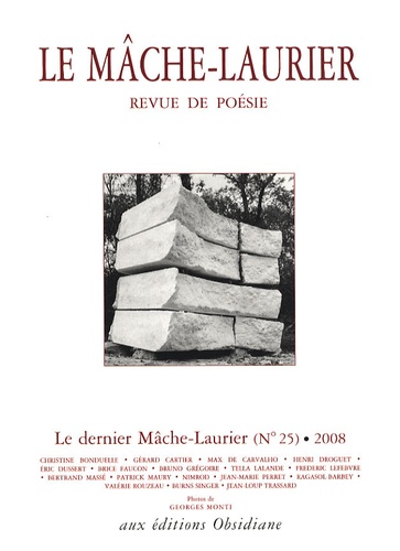 Christine Bonduelle et Gérard Cartier - Le Mâche-Laurier N° 25 : .