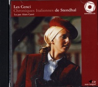  Stendhal - Les Cenci. 1 CD audio MP3