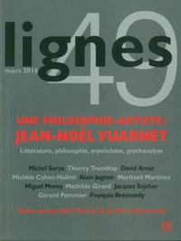 Une philosophie-artiste : Jean-Noël Vuarnet