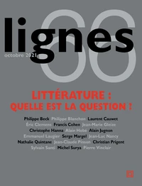 Littérature : quelle est la question ?