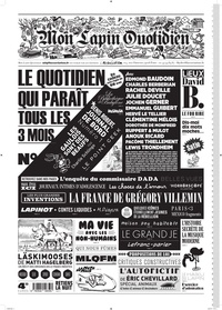 Jean-Yves Duhoo et  Killoffer - Mon Lapin Quotidien N° 4, novembre 2017 : .