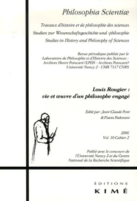 Louis Rougier : vie et oeuvre d'un philosophe engagé