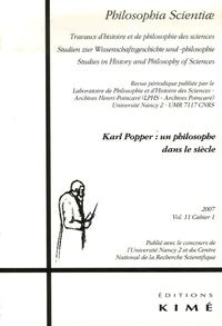 Karl Popper : un philosophe dans le siècle