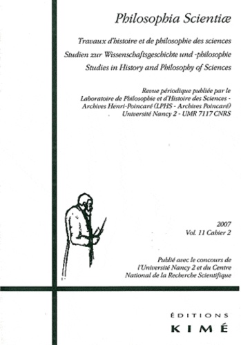 Muriel Guedj - Philosophia Scientiae Volume 11 N° 2/2007 : .