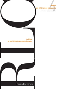 La Bible et les littératures postcoloniales