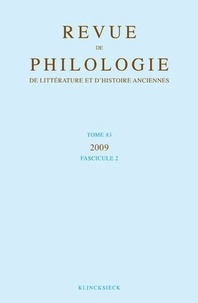 Revue de philologie, de littérature et dhistoire anciennes N° 83 fascicule 2/20.pdf