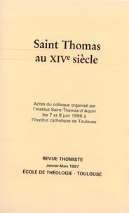 Revue thomiste N° 1/1997, janvier-mars 1997